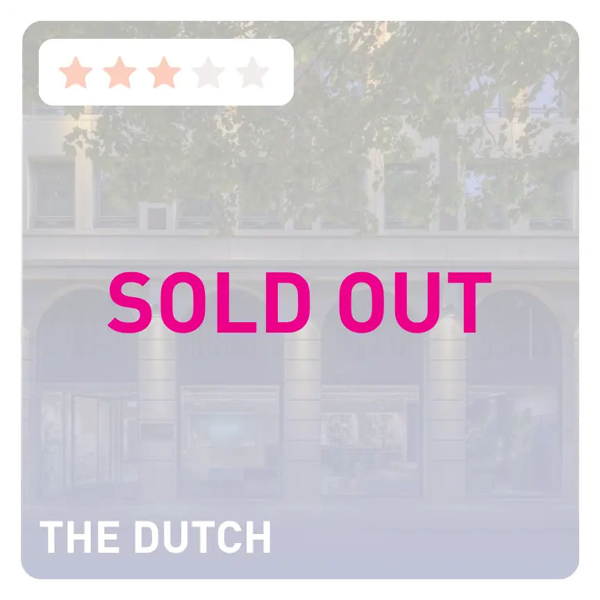 THE DUTCH SOLD OUT